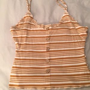 Yellow stripped shirt